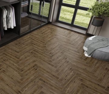 Ламинат Alpine Floor Herringbone LF102-10 Дуб Бордо