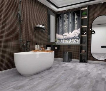 Виниловый SPC пол Betta Studio S202 Дуб затертый серый