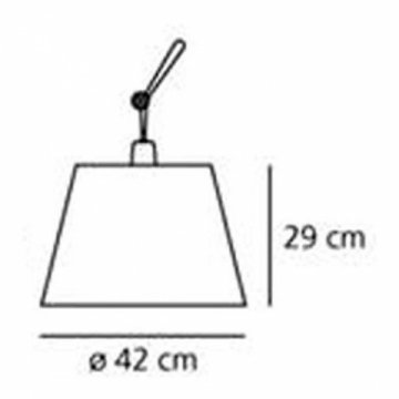 Абажур Artemide Tolomeo 0780030A