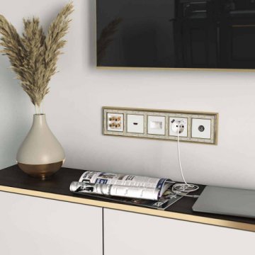 Акустическая розетка Werkel белая W1185001 4690389155536