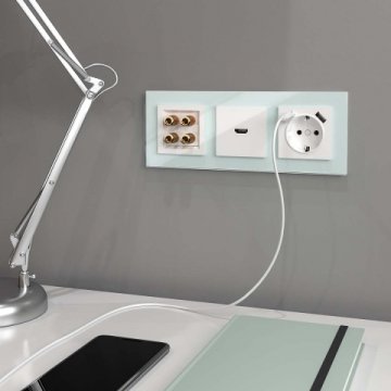 Акустическая розетка Werkel белая W1185001 4690389155536