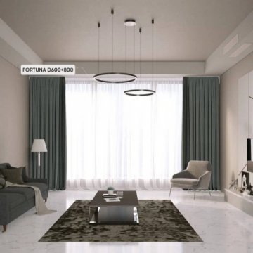 Подвесная люстра Crystal Lux FORTUNA SP123W LED D600+800 GOLD