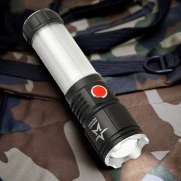 Ручной светодиодный фонарь ЭРА Армия России Тайфун аккумуляторный 163х38 350 лм MA-703 Б0052320