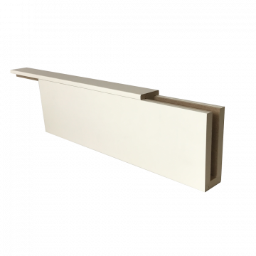 Брус декоративный МДФ 40*110 Тёмно-серая