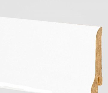 Плинтус   Burkle Белый гладкий