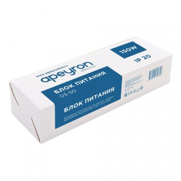 Блок питания Apeyron 12V 150W IP20 12,5A 03-50