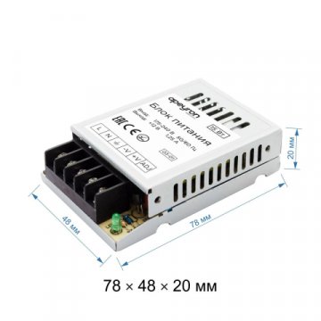 Блок питания Apeyron 12V 15W IP20 1,25 03-01
