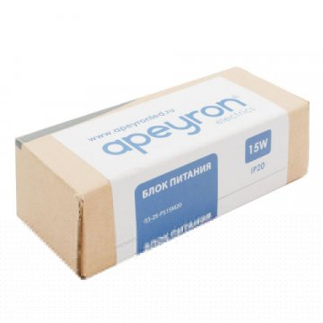 Блок питания Apeyron 12V 15W IP20 1,25A 03-25