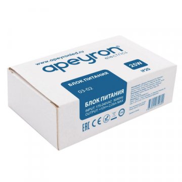 Блок питания Apeyron 12V 25W IP20 2A 03-02