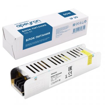 Блок питания Apeyron 12V 60W IP20 5A 03-47