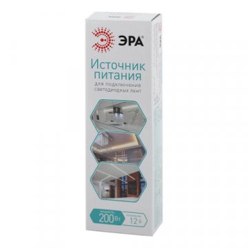 Блок питания ЭРА 12V 200W IP20 16,7A LP-LED-200W-IP20-12V-M Б0044743