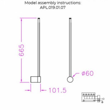Бра Aployt Merian APL.019.01.07