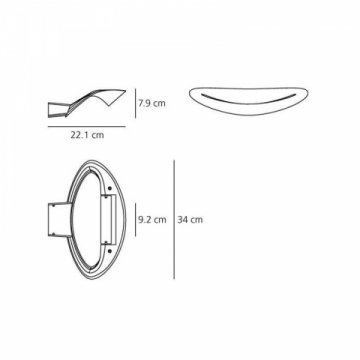 Бра Artemide Mesmeri 0916030A