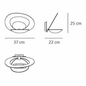 Бра Artemide Pirce 1240020A