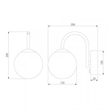 Бра Bogates Brook 359/1 латунь