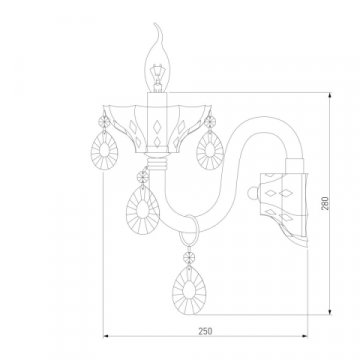 Бра Bogates Lecce 310/1 Strotskis