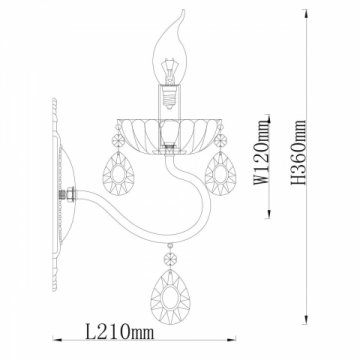 Бра De Markt City Свеча 683024301