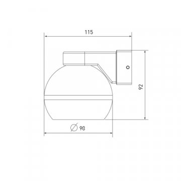 Бра Elektrostandard Cosmo MRL 1026 черный a061045