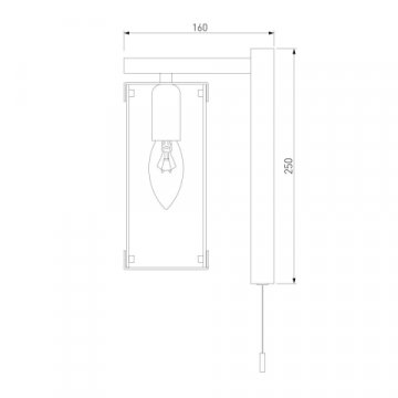 Бра Eurosvet Aragon 60126/1 черный