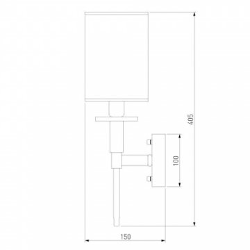 Бра Eurosvet Brielle 60132/1 латунь