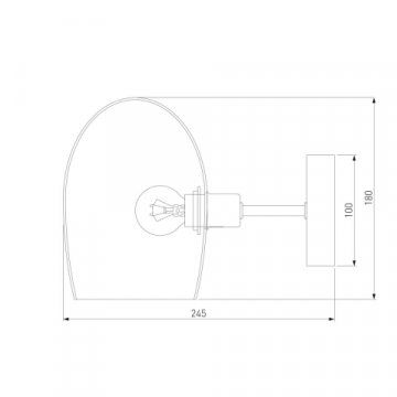 Бра Eurosvet Gardie 70141/1 хром
