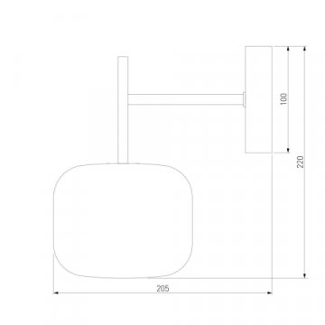 Бра Eurosvet Jar 70128/1 золото