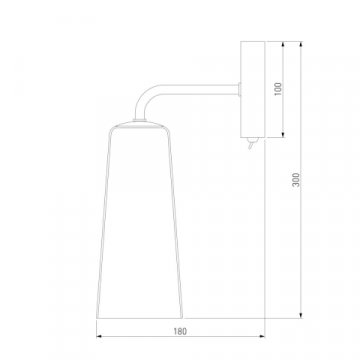Бра Eurosvet Omber 70137/1 хром