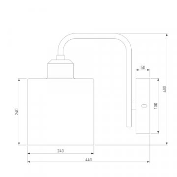 Бра Eurosvet Оптима Essence 30176/1 хром