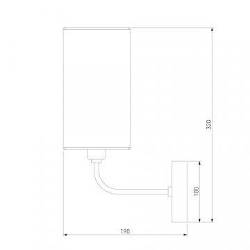 Бра Eurosvet Purezza 60128/1 хром