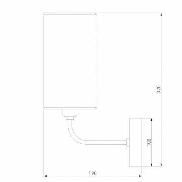 Бра Eurosvet Purezza 60128/1 золото
