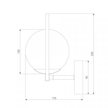Бра Eurosvet Ringo 50289 хром