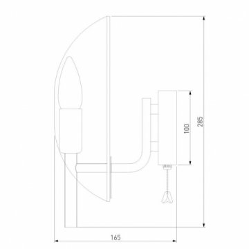 Бра Eurosvet Rocco 60135/1 латунь