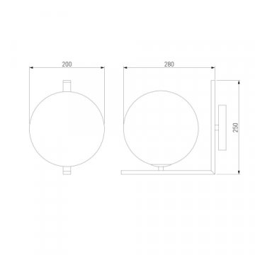 Бра Eurosvet Shape 70131/1 латунь