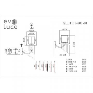 Бра Evoluce Alluria SLE1118-801-01