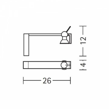 Бра Metalspot Biglia 12109