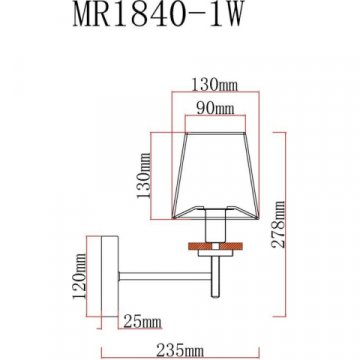 Бра MyFar Daniel MR1840-1W