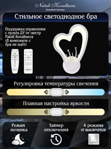 Бра Natali Kovaltseva Led Lamps 81133/1W