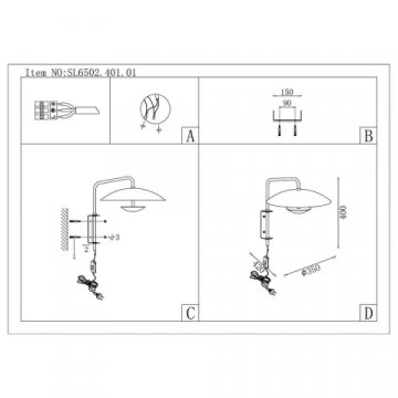 Бра ST Luce ARMONICO SL6502.401.01
