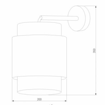 Бра TK Lighting 6550 Boho Black