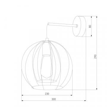 Бра TK Lighting 6596 Jaula
