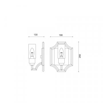 Бра Vele Luce Elsa VL4214W01