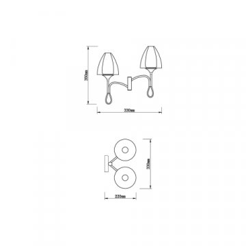 Бра Vele Luce Oro VL5654W22