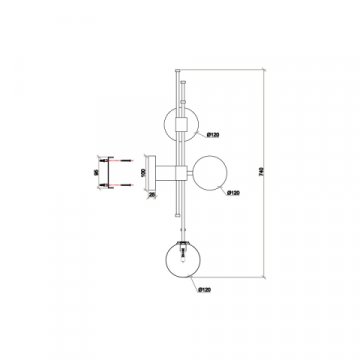 Бра Vele Luce Paradise VL5774W23