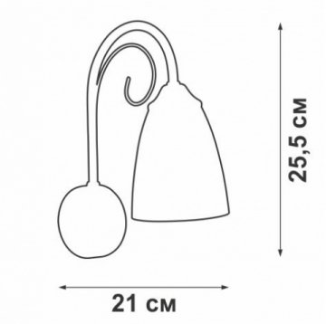 Бра Vitaluce V3736-9/1A