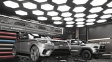 Потолочный светодиодный светильник Siled Hexago 7372447