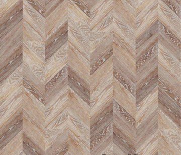 Клеевое напольное пробковое покрытие Corkstyle Chevron Brown