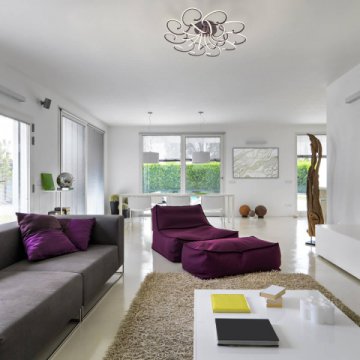 Потолочный светодиодный светильник Eurosvet Smart Rosca 90236/10 чёрный кофе