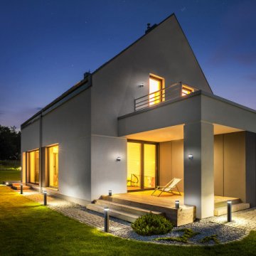 Уличный настенный светодиодный светильник Elektrostandard 1530 Techno Led чёрный a052244