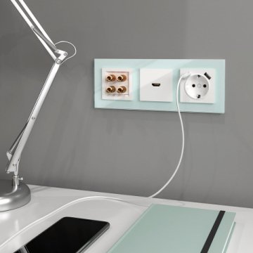 Розетка HDMI Werkel белый W1186001 4690389155543