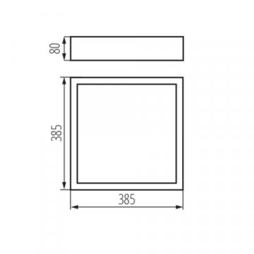 Потолочный светодиодный светильник Kanlux Mersa 25678